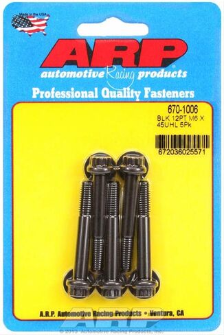 670-1006 M6x1.00x45 12pt Blk Oxide Blts in Kuwait