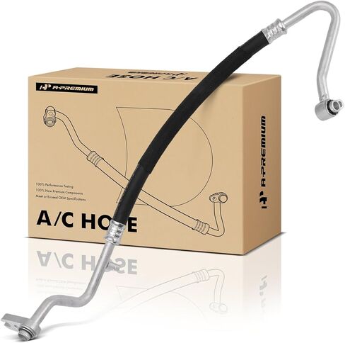 A-Premium A/C Suction Hose Assembly Compatible with Jeep WK Series Grand Cherokee, XK Series Commander, 2008 2009 2010, 3.7L, Compressor to Evap in Kuwait