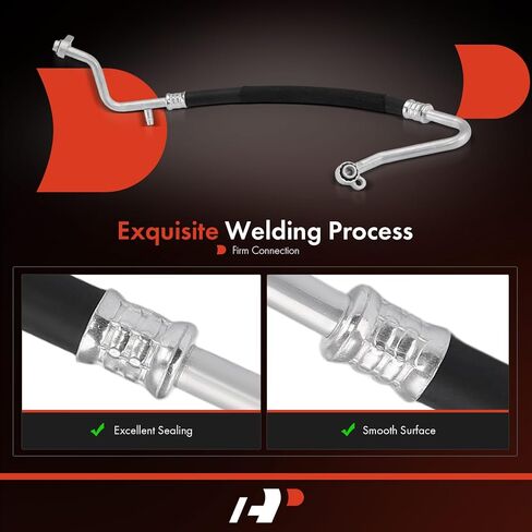 A-Premium A/C Suction Hose Assembly Compatible with Jeep WK Series Grand Cherokee, XK Series Commander, 2008 2009 2010, 3.7L, Compressor to Evap in Kuwait