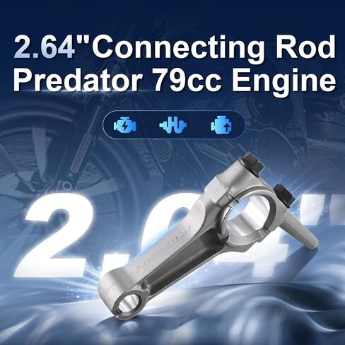 2.64" Connecting Rod For Harbor Freight Predator 79cc 69733 Gasoline Engine Mini Bike Performance Parts in Kuwait