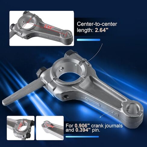 2.64" Connecting Rod For Harbor Freight Predator 79cc 69733 Gasoline Engine Mini Bike Performance Parts in Kuwait