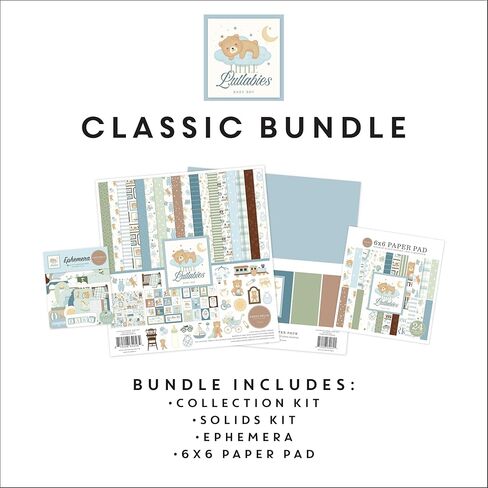Carta Bella Little Lullabies Baby Boy Classic Bundle - Art Craft Kit in Kuwait