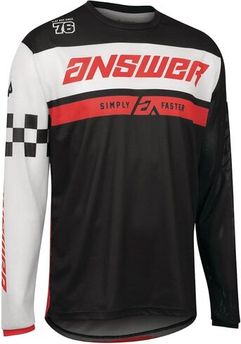 Answer Racing A22 Arkon Octane Men's Off-Road Motorcycle Jersey - Black/Red / 2X-Large in Kuwait