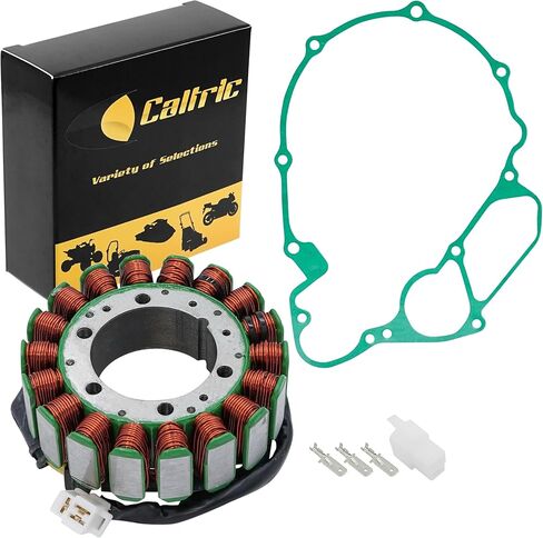 Caltric Stator and Gasket Compatible With Honda Vt1100C2 Shadow Sabre 1100 2000-2007 Magneto in Kuwait