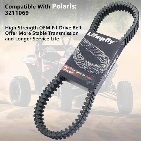 Drive Belt for Polaris Sportsman 500 4x4 RSE HO 1998-2002, Magnum 325 330 425 500 2x4 4x4, Replace 3211069 in Kuwait