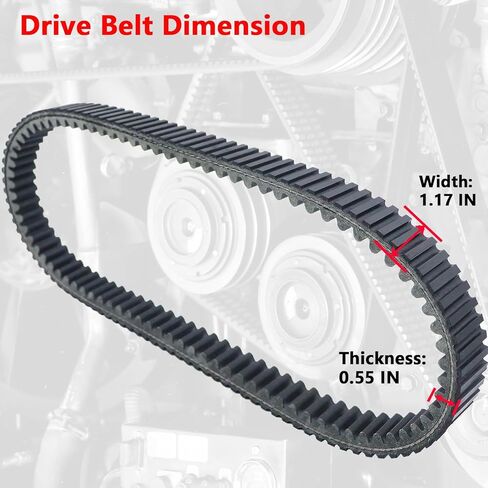 Drive Belt for Polaris Sportsman 500 4x4 RSE HO 1998-2002, Magnum 325 330 425 500 2x4 4x4, Replace 3211069 in Kuwait