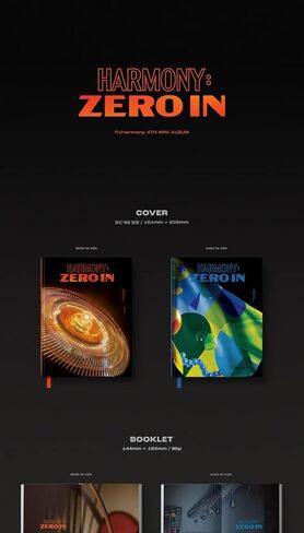 P1HARMONY HARMONY: ZERO IN 4th Mini Album الإصدار العشوائي كتيب 96p+1p بطاقة صور ثابتة+1p شعار ملصق+1ea ختم صورة+1p بطاقة صور خاصة+1p صورة شخصية بطاقة ضوئية+تتبع مختوم in Kuwait