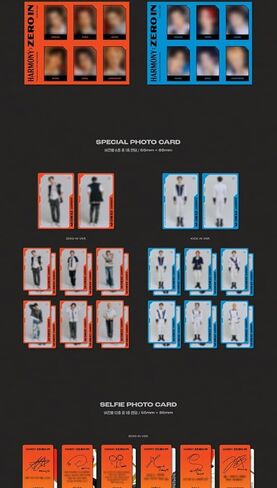 P1HARMONY HARMONY: ZERO IN 4th Mini Album الإصدار العشوائي كتيب 96p+1p بطاقة صور ثابتة+1p شعار ملصق+1ea ختم صورة+1p بطاقة صور خاصة+1p صورة شخصية بطاقة ضوئية+تتبع مختوم in Kuwait