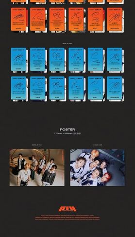 P1HARMONY HARMONY: ZERO IN 4th Mini Album الإصدار العشوائي كتيب 96p+1p بطاقة صور ثابتة+1p شعار ملصق+1ea ختم صورة+1p بطاقة صور خاصة+1p صورة شخصية بطاقة ضوئية+تتبع مختوم in Kuwait