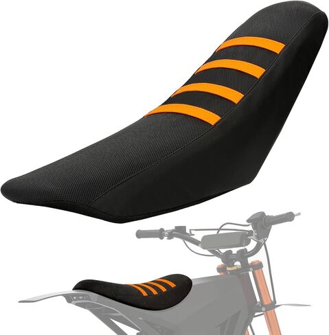 استبدال غطاء مقعد Ebike لـ Tutti Soleil 01 الدراجة الترابية الكهربائية Tuttio Soleil01 دراجة نارية كهربائية Tutto E Bike أغطية مقاعد Tuttio مخططة غير قابلة للانزلاق مع حافة مرنة in Kuwait