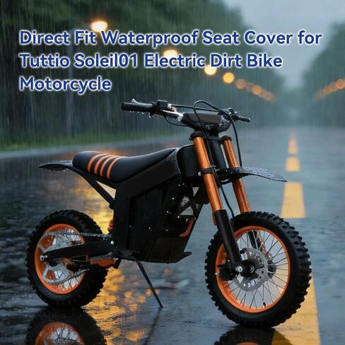 استبدال غطاء مقعد Ebike لـ Tutti Soleil 01 الدراجة الترابية الكهربائية Tuttio Soleil01 دراجة نارية كهربائية Tutto E Bike أغطية مقاعد Tuttio مخططة غير قابلة للانزلاق مع حافة مرنة in Kuwait