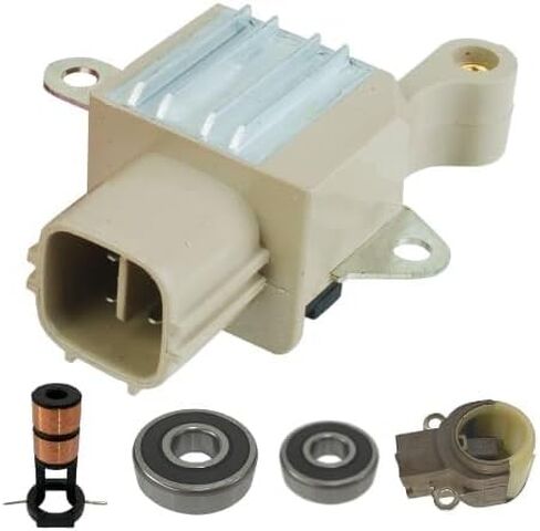 New Alternator Kit Regulator Slip Ring Bearings Brush Holder in6301rk6 Replacement Compatible with Toyota Highlander Land Cruiser Compatible with Lexus ES330 RX350 LX570 Compatible with Pontiac Vibe in Kuwait