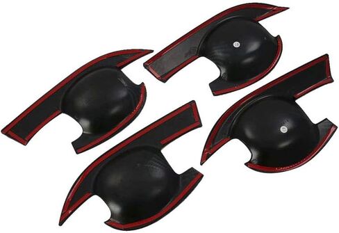 NINTE Fit for Nissan Altima 2019-2024 Carbon Fiber Style Interior Side Door Handle Bowl Cover Trim 4PCS in Kuwait