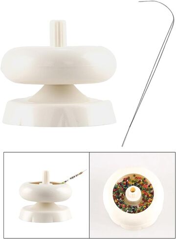 Bead Spinner with Bead Threader Bead String Tool for Clay Beads Necklace in Kuwait