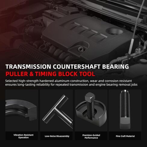 RR1014TR Transmissions Countershaft Front Bearings Puller Removal Tool and RR1013TR Transmission Timing Block Countershaft Support Tool for Eaton Fuller Transmissions in Kuwait