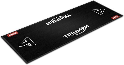 SIXTEN Triumph Classic Motorcycle Mat 95x240 - Eco-Friendly Garage and Paddock Mat - Washable, Oil Absorbent and Eco-Friendly - Motorcycle Protection Mat in Kuwait