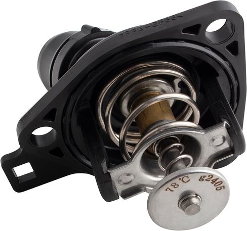 BOXI 902-5142 مجموعة مبيت منظم حرارة مبرد المحرك مناسبة لـ Acura TSX 2009-2014 / لهوندا أكورد 2003-2012 Crosstour 2012-2015 Element 2003-2011 L4 2.4L / يستبدل 19301RAAA02 19301R40A01 in Kuwait
