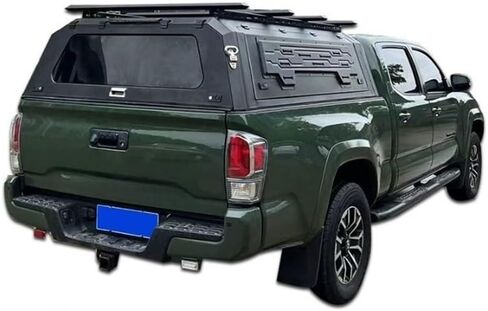 Three-Door Manganese Steel High Bed Topper Compatible with Pickup Trucks Ford F Series Toyota Hilux Great Wall Cannon Abarth – 200kg Static Load Hard Shell Truck Canopy in Kuwait
