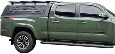 Three-Door Manganese Steel High Bed Topper Compatible with Pickup Trucks Ford F Series Toyota Hilux Great Wall Cannon Abarth – 200kg Static Load Hard Shell Truck Canopy in Kuwait