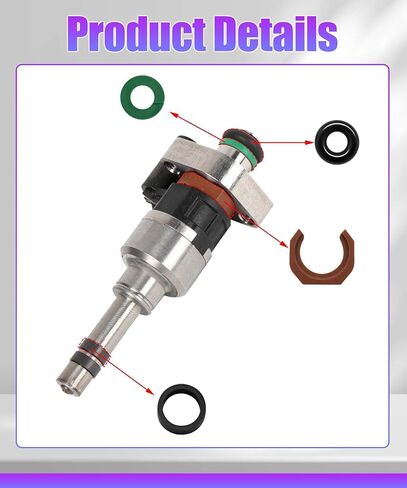 4 Sets 55577403 Fuel Injector Seal Kit Compatible with 2016-2019 Chevrolet Cruze 1.4L-L4,2016-2020 Chevrolet Malibu 1.5L-L4,2018-2020 Chevrolet Equinox 1.5L-L4 in Kuwait