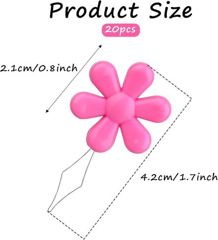 20 Pcs Needle Threaders, Multi-Color Needle Threader Kit, Durable Plastic & Steel Wire, Easy Threading Tool for Hand Sewing Cross Stitch Repair Clothing, Assorted Colors Designed for Mending Clothes in Kuwait