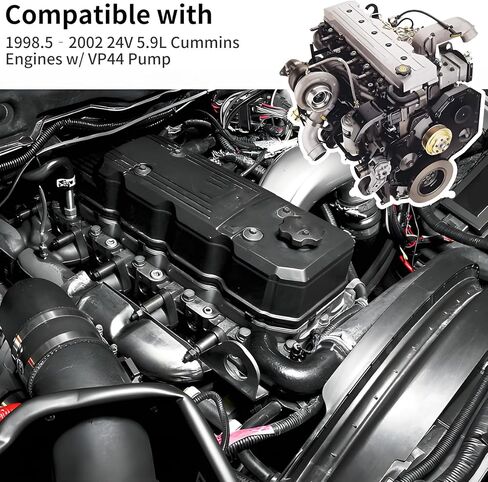 MuHize Fuel Injection Lines Kit - 3943765 Fuel Injector Line for 1998.5‐2002 24V 5.9L Cummins Engines w/ VP44 Pump 3943773 3943767 3943771 3943775 3943769 in Kuwait