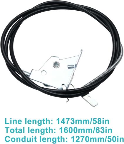 كابل خنق الخانق لـ MTD Troy-Bilt مناسب للحرفيين موستانج RZT 42 46 50 54 S L L54 L50 L46 L42، 57 بوصة جزازة العشب، كابل التحكم في الاختناق استبدال 946-05145 in Kuwait