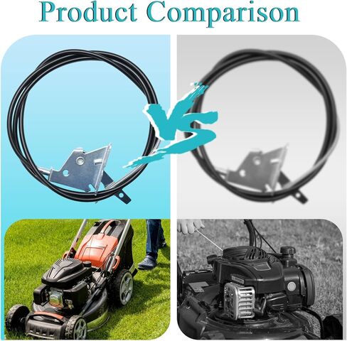 كابل خنق الخانق لـ MTD Troy-Bilt مناسب للحرفيين موستانج RZT 42 46 50 54 S L L54 L50 L46 L42، 57 بوصة جزازة العشب، كابل التحكم في الاختناق استبدال 946-05145 in Kuwait