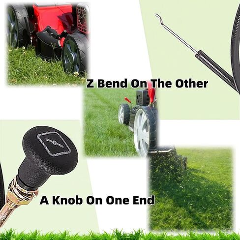 Choke Cable Assembly (Push-Pull Type), Compatible with Bad Boy Zero-Turn Mowers Compact CZT CZT Elite MZ MZ Magnum Maverick Outlaw XP Outlaw ZT ZT Elite - Replaces 054-8017-00 290–610 in Kuwait