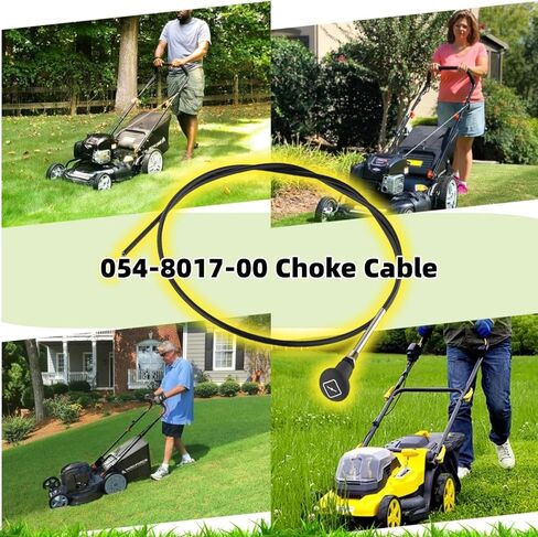 Choke Cable Assembly (Push-Pull Type), Compatible with Bad Boy Zero-Turn Mowers Compact CZT CZT Elite MZ MZ Magnum Maverick Outlaw XP Outlaw ZT ZT Elite - Replaces 054-8017-00 290–610 in Kuwait