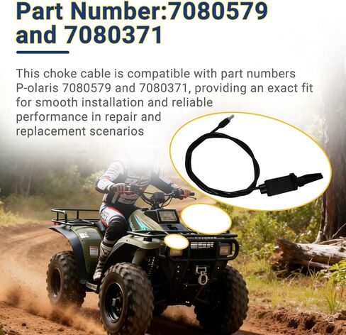 7080579 Choke Cable Compatible with P-olaris Big Boss 250 400L Scrambler 400 Sportsman 400 500 Trail Blazer 250 Trail Boss 250 300 X-plorer 300 400 - Reaplace 7080371, Motion Pro 10-0053 in Kuwait
