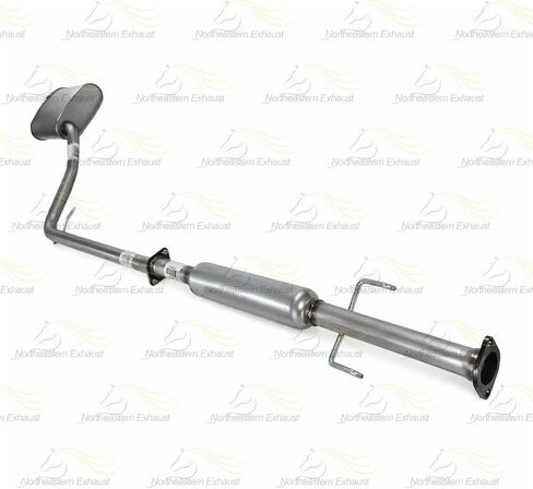 مجموعة نظام ماسورة العادم وكاتم الصوت المتوافقة مع Hyundai Sonata 2006-2010 2.4L | ستانلس ستيل | العادم الشمالي الشرقي | يشتمل على المشبك والحشية والترباس والشماعة | تناسب مباشر in Kuwait