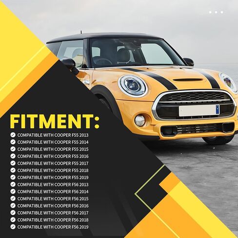 درع دفقة المحرك الأمامي متوافق مع 2014-2020 Cooper F55 F56 درع دفقة المحرك الأسود تحت الغطاء 51757343141 in Kuwait