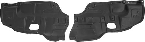 Engine Splash Shield Compatible with 2002-2006 Toyota Camry Replacement for TO1228107 TO1228106 5144206020 5144106030 Plastic(PE) Black in Kuwait