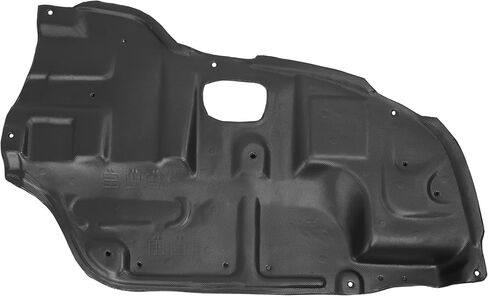 Engine Splash Shield Compatible with 2002-2006 Toyota Camry Replacement for TO1228107 TO1228106 5144206020 5144106030 Plastic(PE) Black in Kuwait