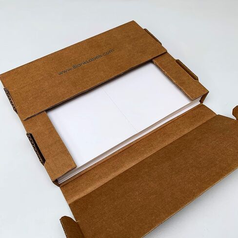 Printable Shipping Address Label | 5.5" x 8.5" (5-1/2 x 8-1/2) | Qty 20 Count | 10 Sheets Total | Permanent White Matte | Compatible with Inkjet and Laser Printer | Blank Labels in Kuwait