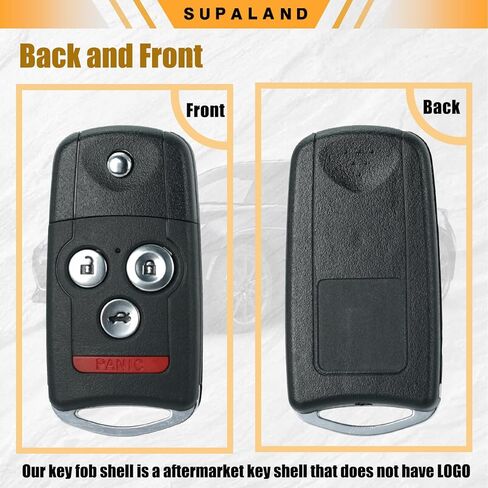 SUPALAND مفتاح علبة مفتاح تشغيل السيارة الإلكتروني استبدال ل أكورا MDX RDX TL TSX ZDX 2007 2008 2009 2010 2011 2012 2013 غطاء بعيد بدون مفتاح in Kuwait