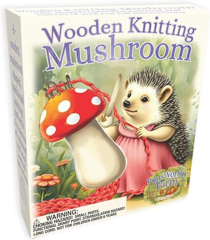 House of Marbles Wooden Knitting Mushroom in Kuwait