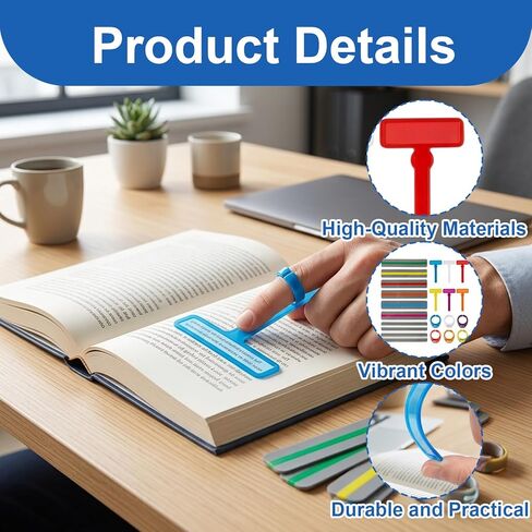 قلم تحديد التركيز بالإصبع للقراءة، وشرائط دليل القراءة، ومتتبع القراءة مع 8 ألوان و6 خيارات ألوان، ومواد مساعدة على القراءة من مادة PET، وأدوات القراءة في الفصل الدراسي والمنزل in Kuwait