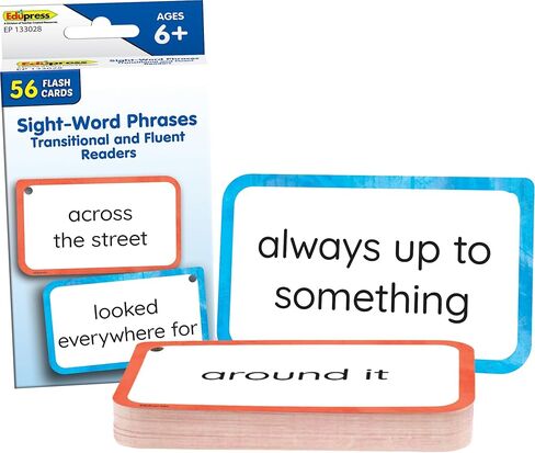 Teacher Created Resources Sight-Word Phrases - Transitional and Fluent Readers Flash Cards (TCR13302) in Kuwait