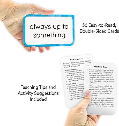 Teacher Created Resources Sight-Word Phrases - Transitional and Fluent Readers Flash Cards (TCR13302) in Kuwait