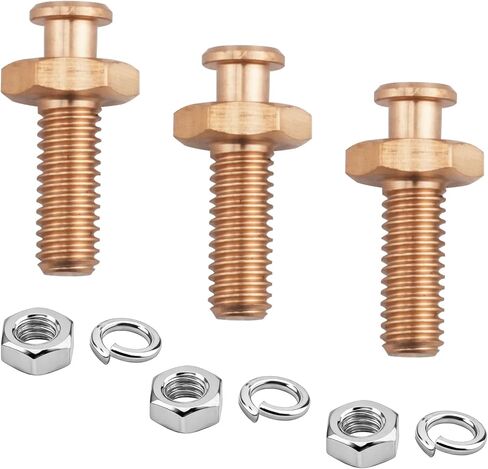 20-40 Stainless Steel Transmission Kickdown Stud Kit, Throttle Valve Attachment Stud for Carburetor & Transmission Kickdown Hookup, Includes Nuts & Lock Washers - 3 Pack in Kuwait