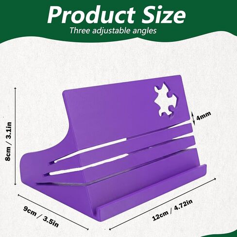 Puzzle Box Stand,Three Adjustable Angles Puzzle Lid Holder with Poster Slot, Anti-Reflective Holder, Universal Size for Comfortable Viewing, an Essential Tool for Puzzle Enthusiasts in Kuwait