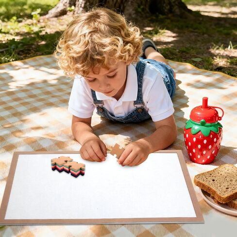 TOYANDONA Jigsaw Puzzle Board for 500 Pieces - Foldable Puzzle Board Pad Jigsaw Mat for Display, Easy Storage, 23. 5 X 15. 7 Inch in Kuwait