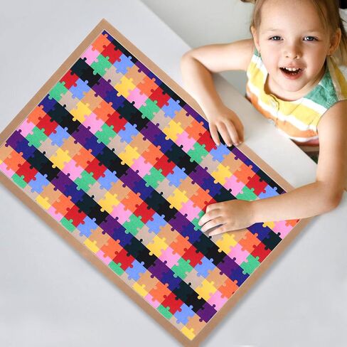 TOYANDONA Jigsaw Puzzle Board for 500 Pieces - Foldable Puzzle Board Pad Jigsaw Mat for Display, Easy Storage, 23. 5 X 15. 7 Inch in Kuwait