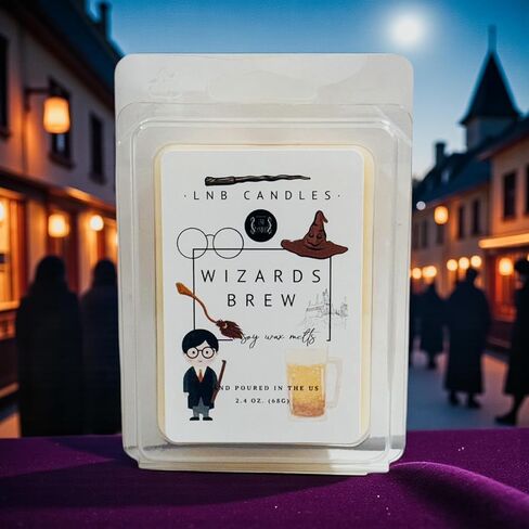 3 PACK Wizard’s Brew Wax Melts – Butterscotch Vanilla Cream Scent – Hand Poured Soy Wax – Long Lasting Home Fragrance – Clean Ingredients – Made in USA Soy 3 2.4 ox Essential Oils Hand Poured Cubes Long Lasting Scent wizard tavern inspired aroma in Kuwait