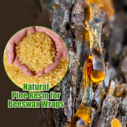 2.2 Pound Pine Resin for Beeswax Wraps, Natural Pine Resin for DIY Beeswax Wrap Making Kit, Organic Tree Resin for Musicians Athletes Dancers Grip in Kuwait