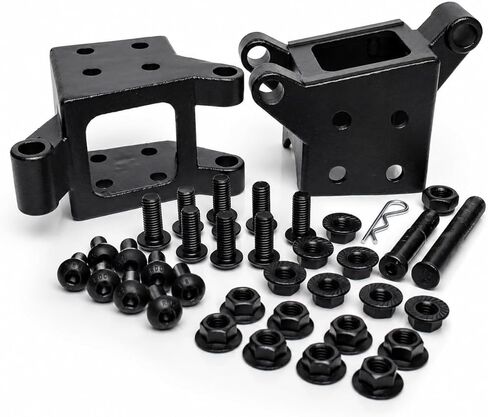 Folding Trailer Tongue Kit 11000 Lbs Towing Capacity Trailer Tongue Hinge for 3.5 x 3.5 Inch Beam, Swing Away Tongue Extension with Heavy-Duty Bolt-On Design for Boat RV Trailer Garage Storage in Kuwait