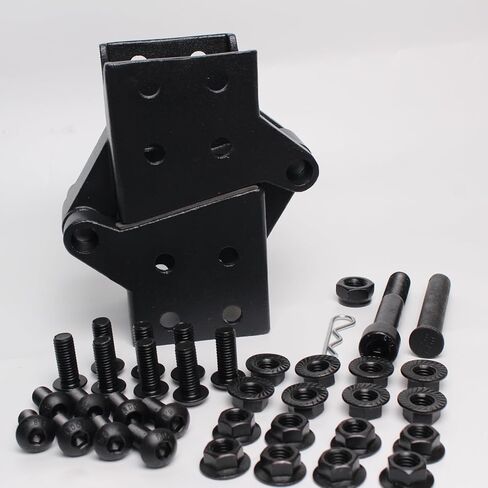 Folding Trailer Tongue Kit 11000 Lbs Towing Capacity Trailer Tongue Hinge for 3.5 x 3.5 Inch Beam, Swing Away Tongue Extension with Heavy-Duty Bolt-On Design for Boat RV Trailer Garage Storage in Kuwait