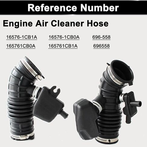 خرطوم منقي هواء للمحرك الأمامي الأيسر والأيمن من AUCERAMIC مناسب لإنفينيتي FX35 Base Sport 2009-2012 3.5L 16576-1CB1A 16576-1CB0A مدخل أنبوب مخرج القناة in Kuwait